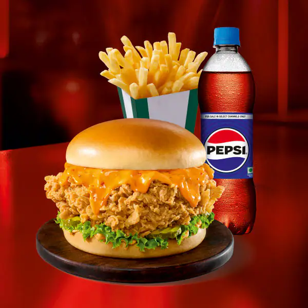 Gold Chicken Zinger + Reg Fries + Pepsi PET