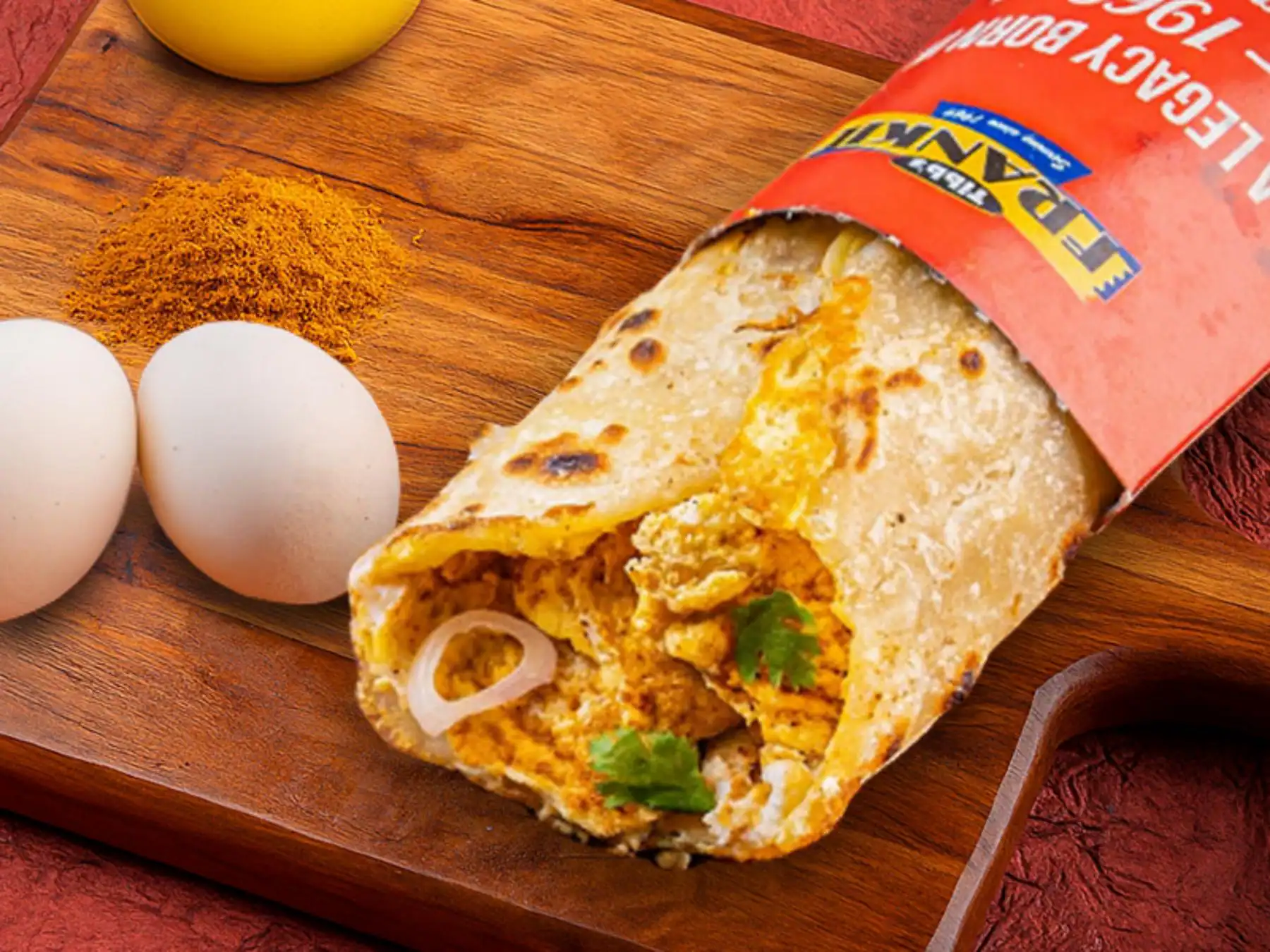 Double Egg Frankie Roll