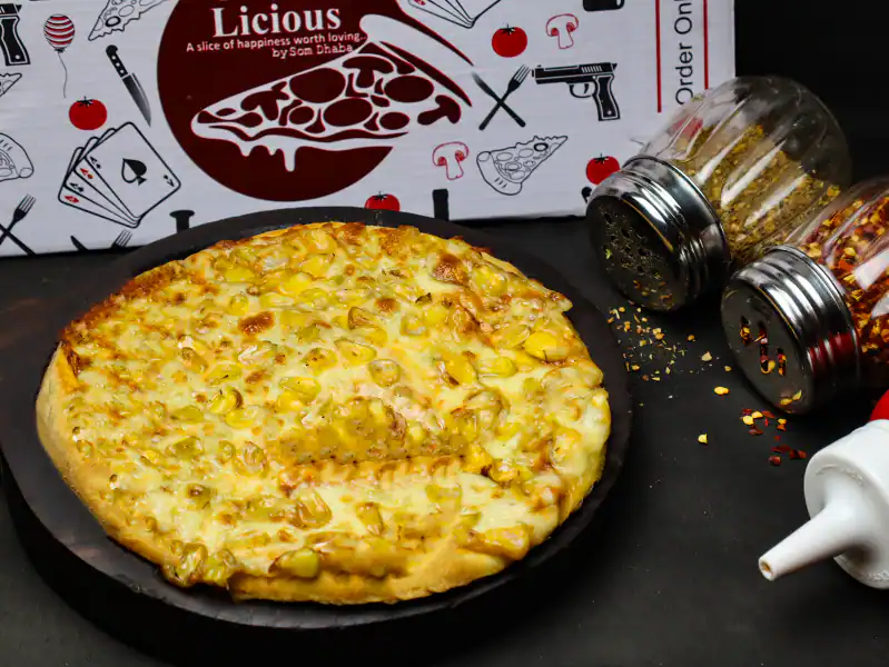Golden Corn Pizza [ 7 Inches]