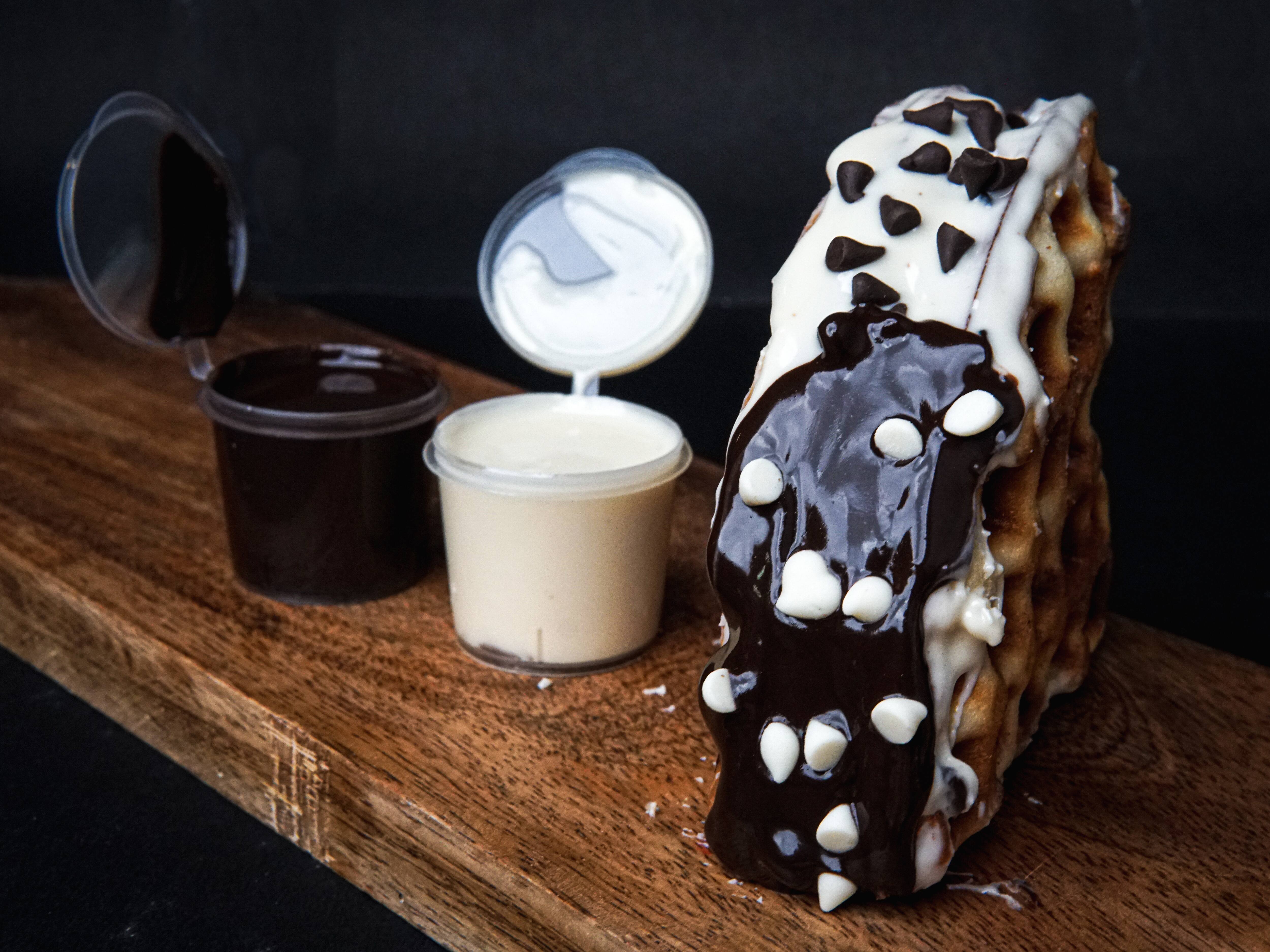 White Chocolate Pocket Waffle