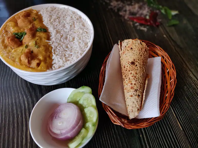 Kadhi Chawal Combo