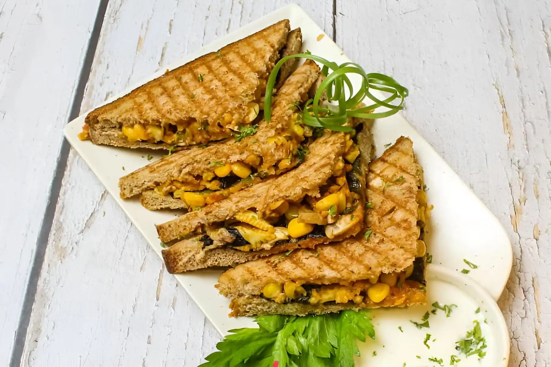 Corn Grilled Sandwich