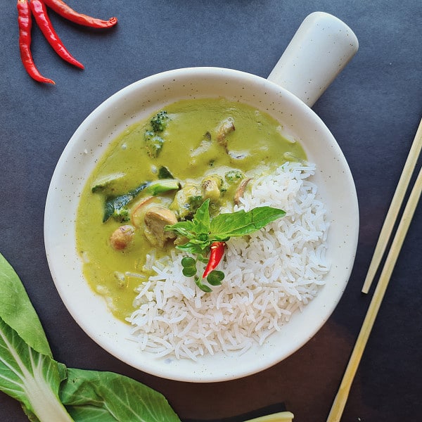 Veg Thai Green Curry Meal