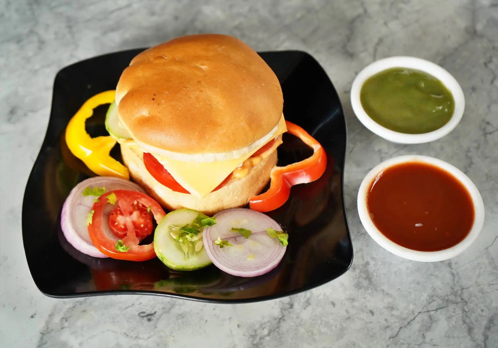 Veg Cheese Burger
