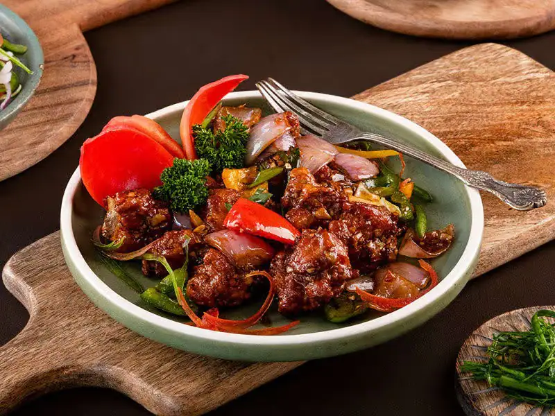 Chicken Chilly Basil Dry