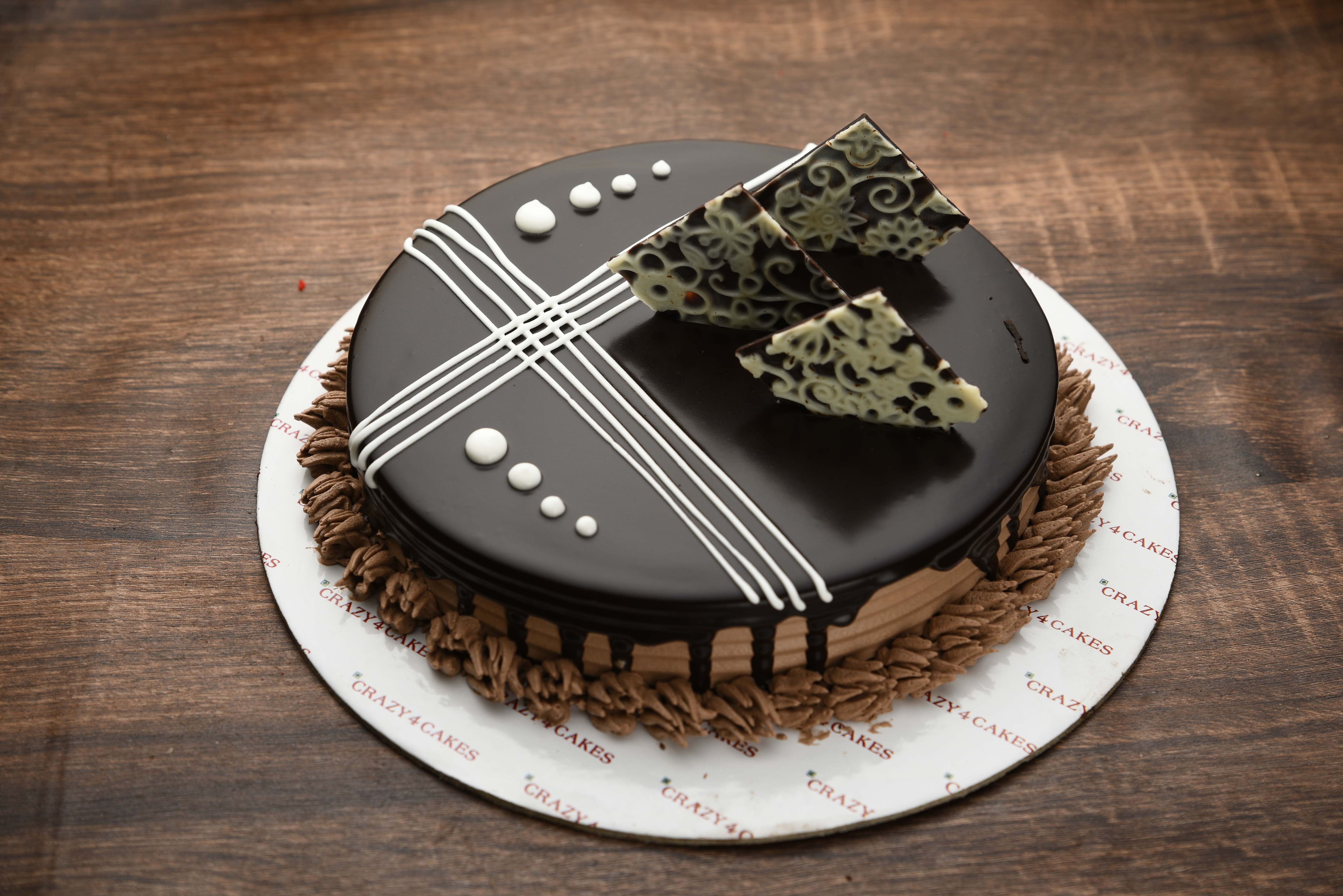 Exquisite Chocolate Decorations on a Fancy Cake