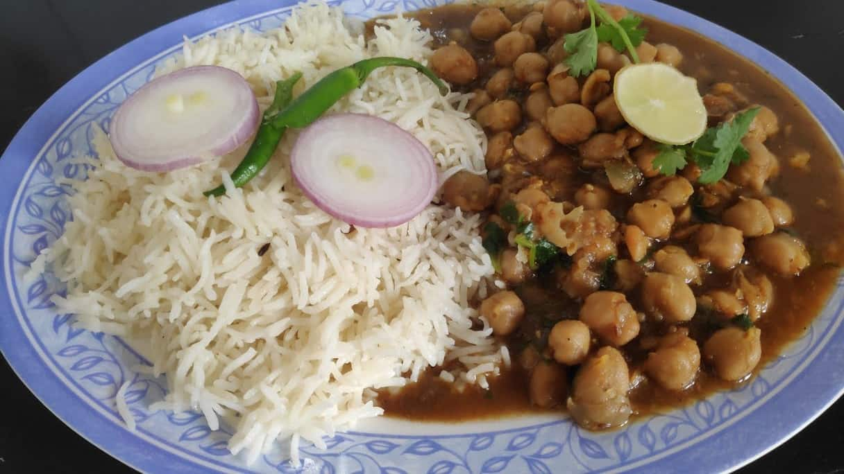 Chole Chawal Thali