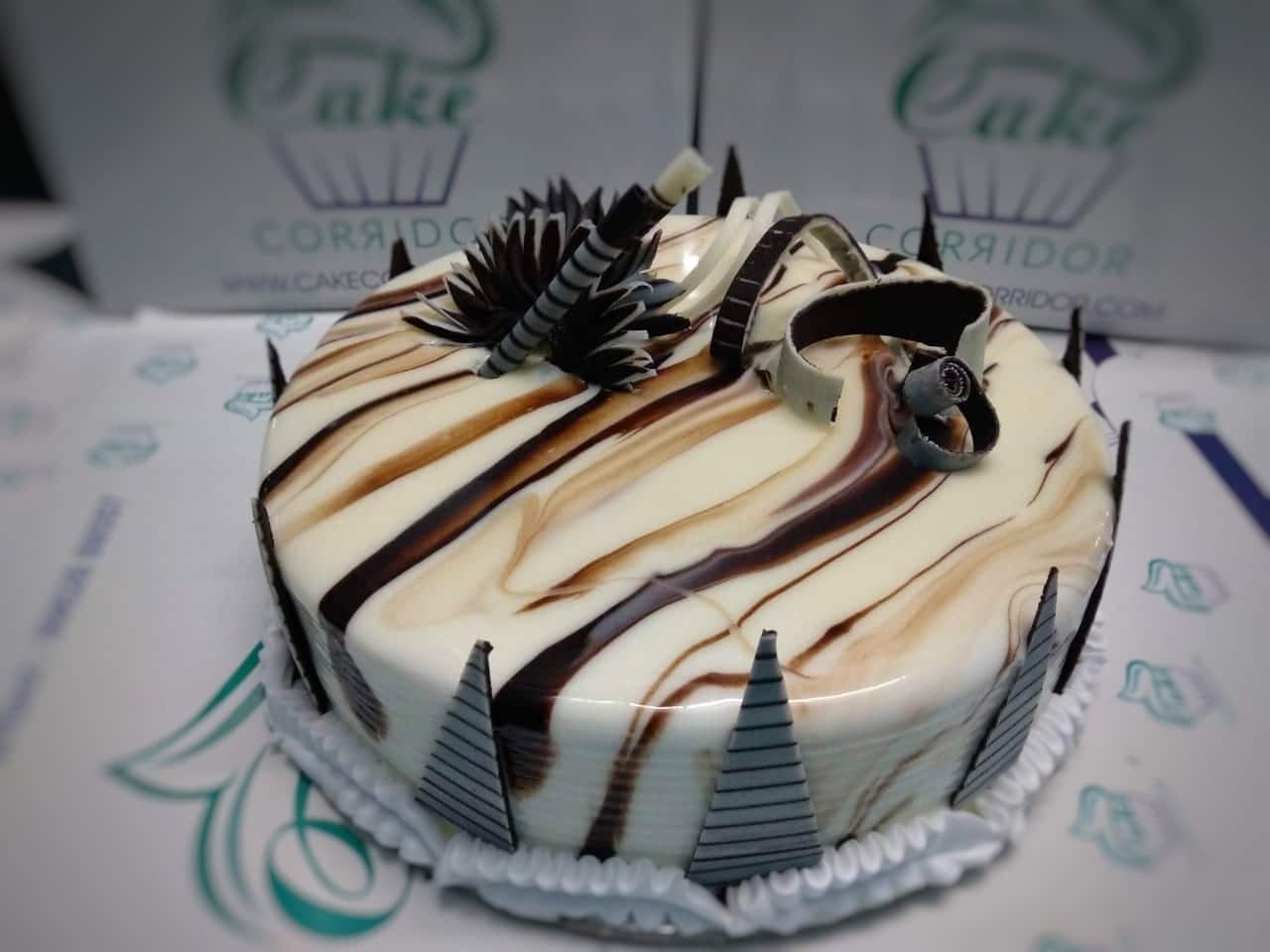 Vancho Cake | Chocolate Vanilla Cake - Bakers On Wheel