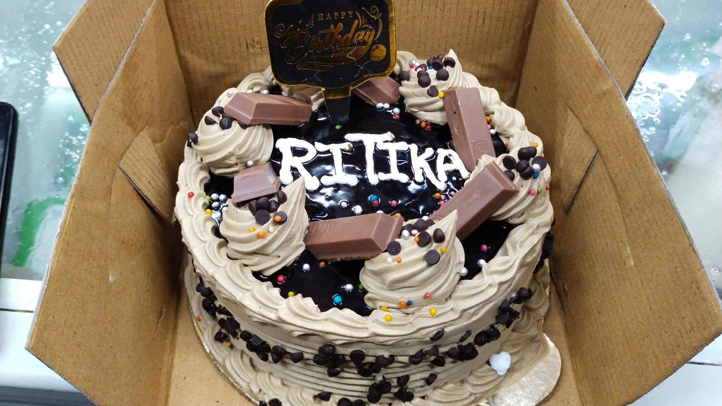 ❤️ Layered Birthday Cake For Ritika