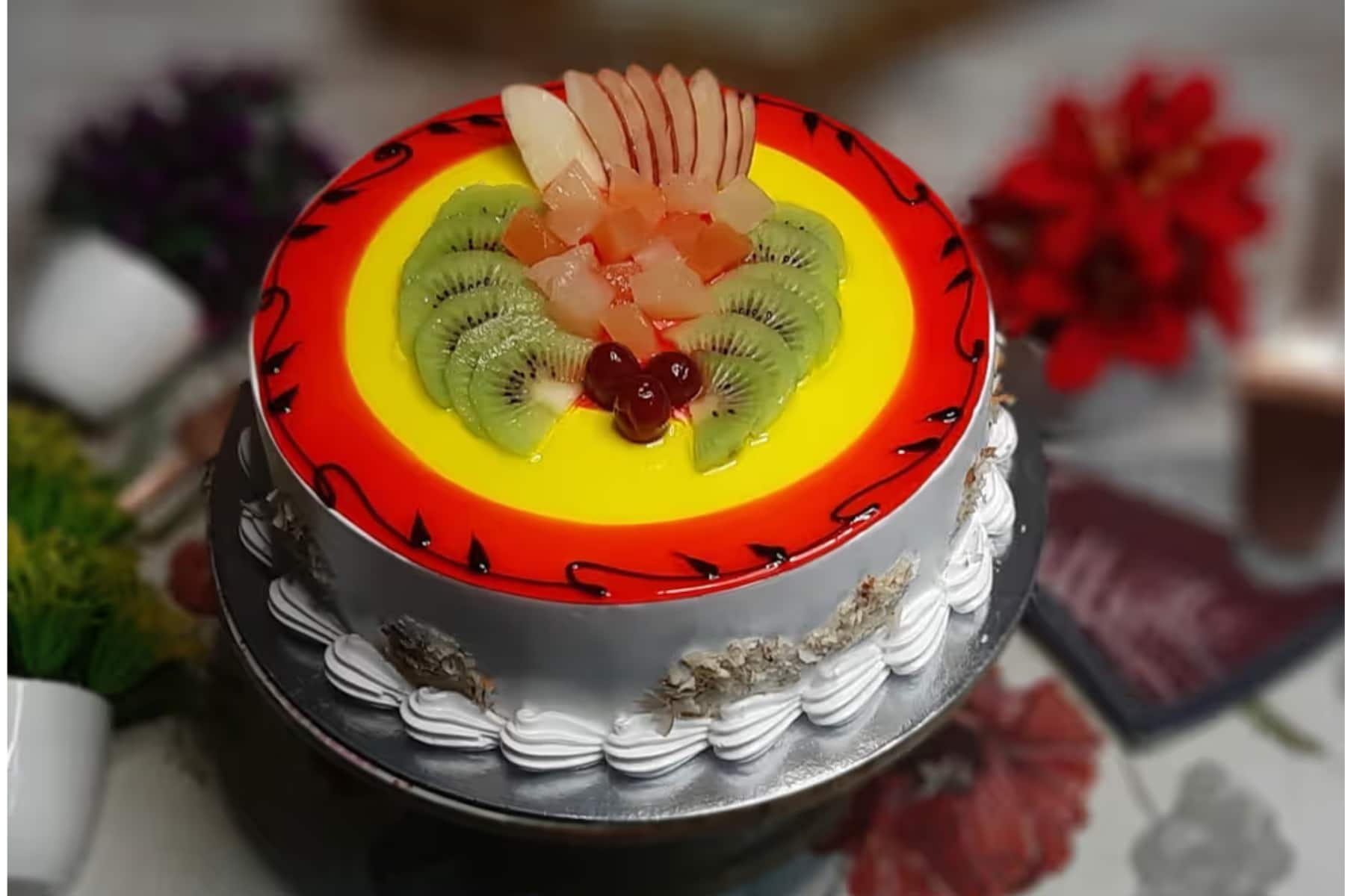 Fresh Fruit Cake [1.5 Kg]