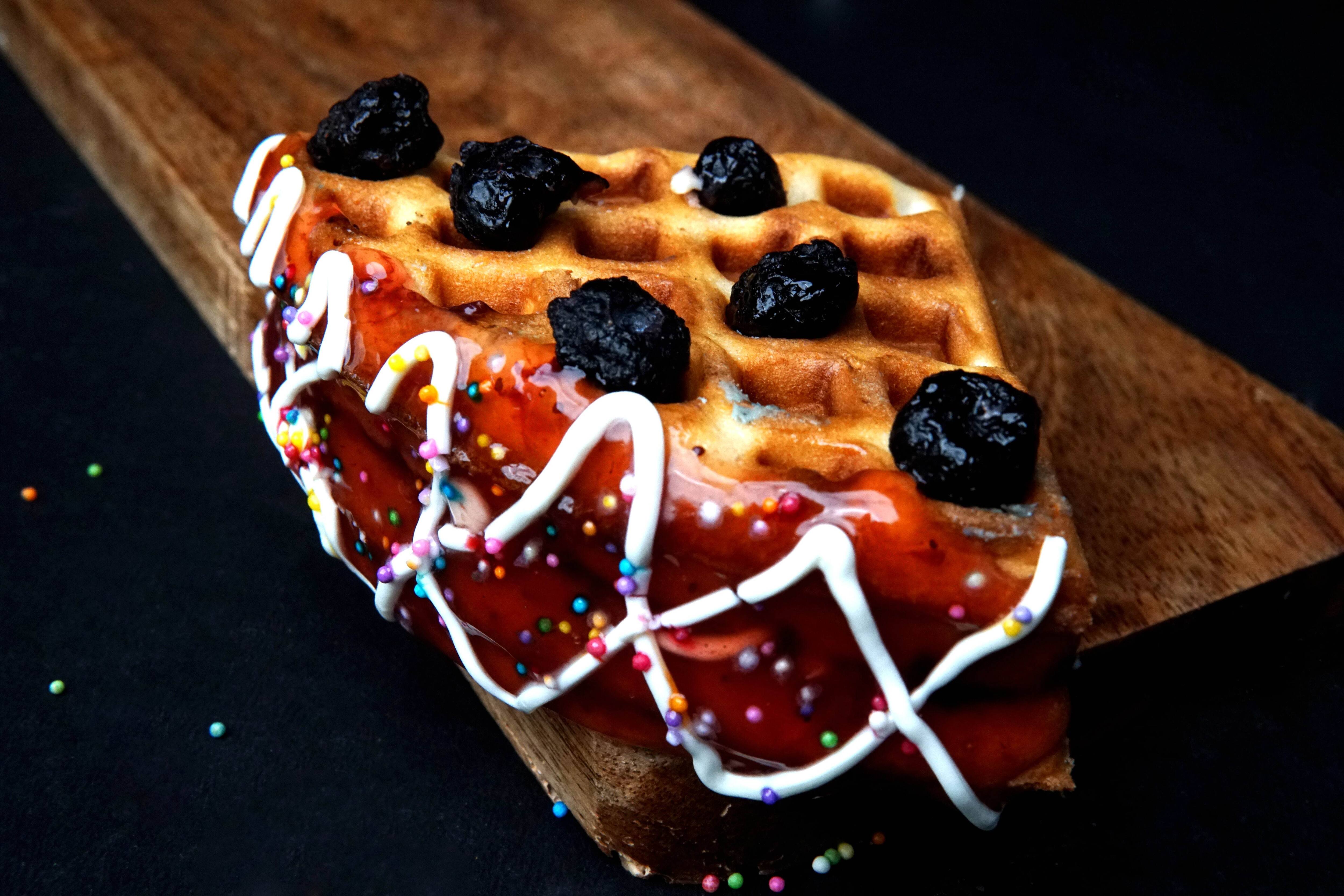 Blueberry Creamcheese Pocket Waffle