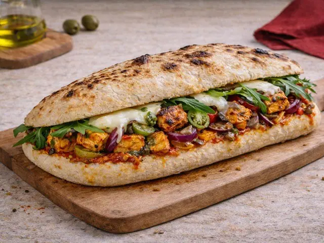 Paneer Tikka Wood Fired Sandwich