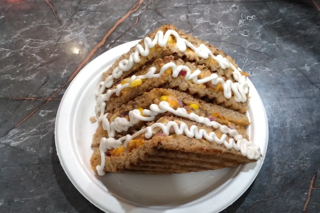 Cheese Corn Sandwich