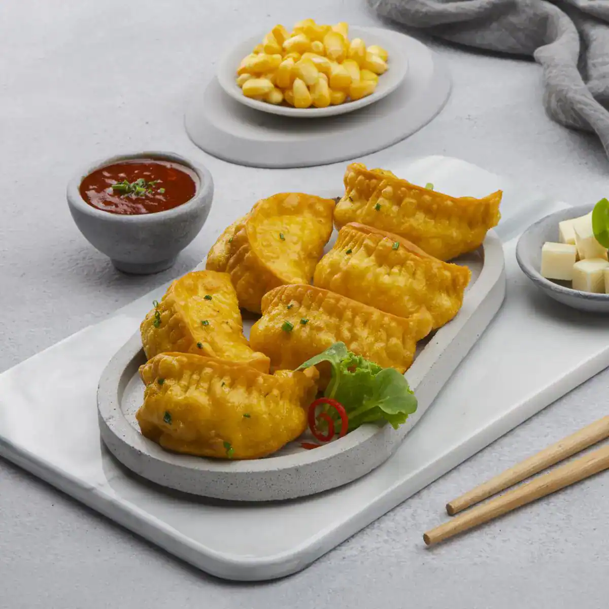 Crispy Veg Fried Momos (6 Pcs)