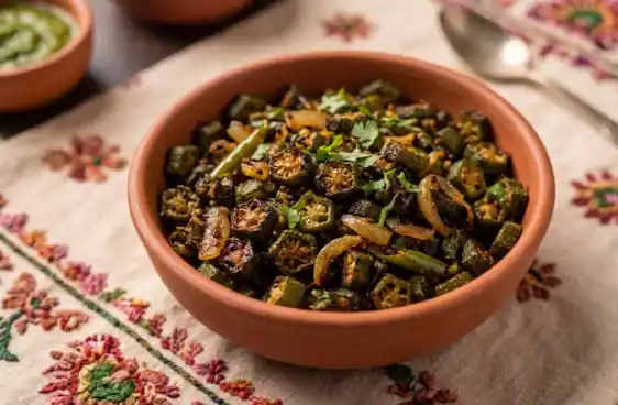 Bhindi Bhujia (Dry Sabji)
