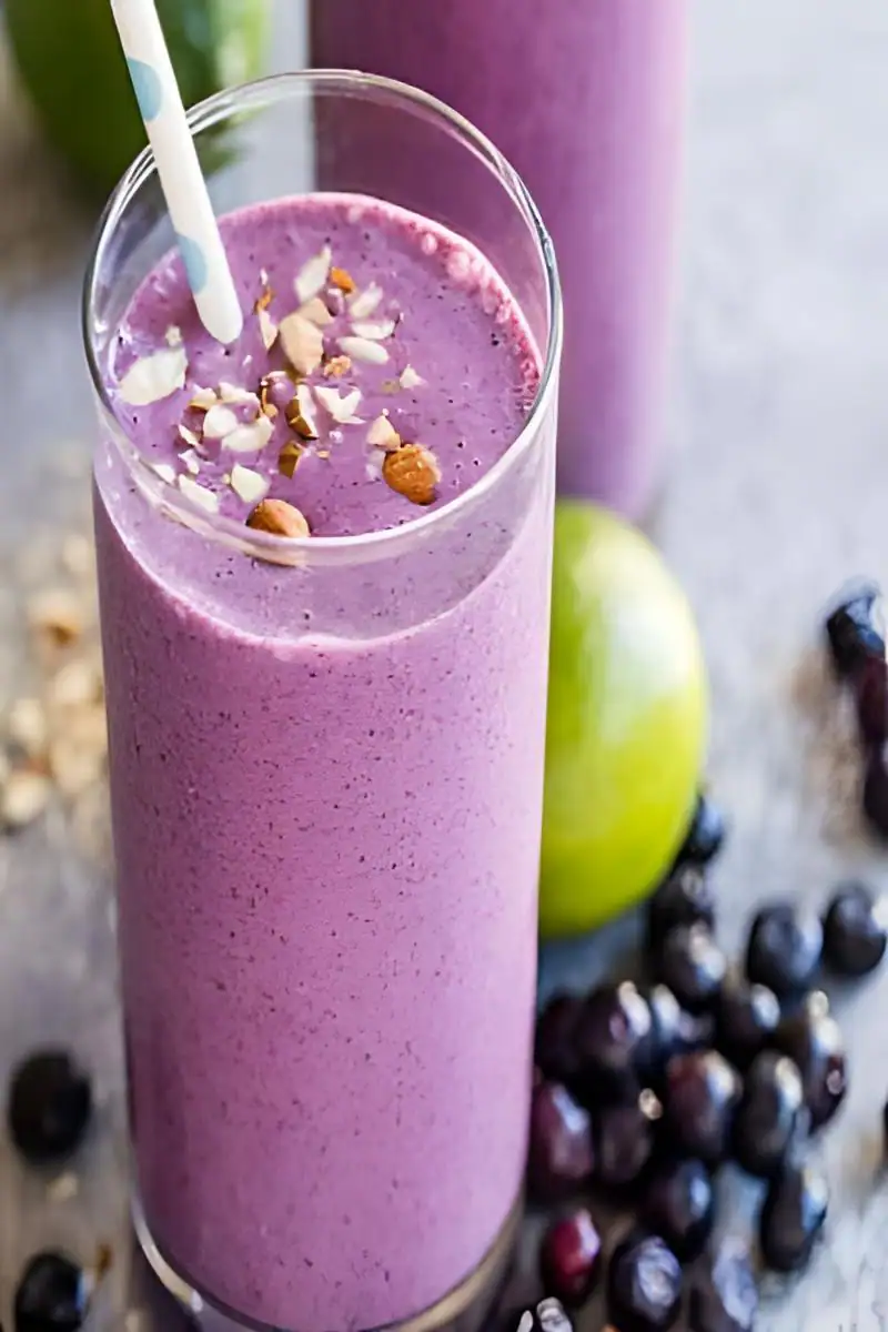 Berry Blue Berry Shake Mocktail