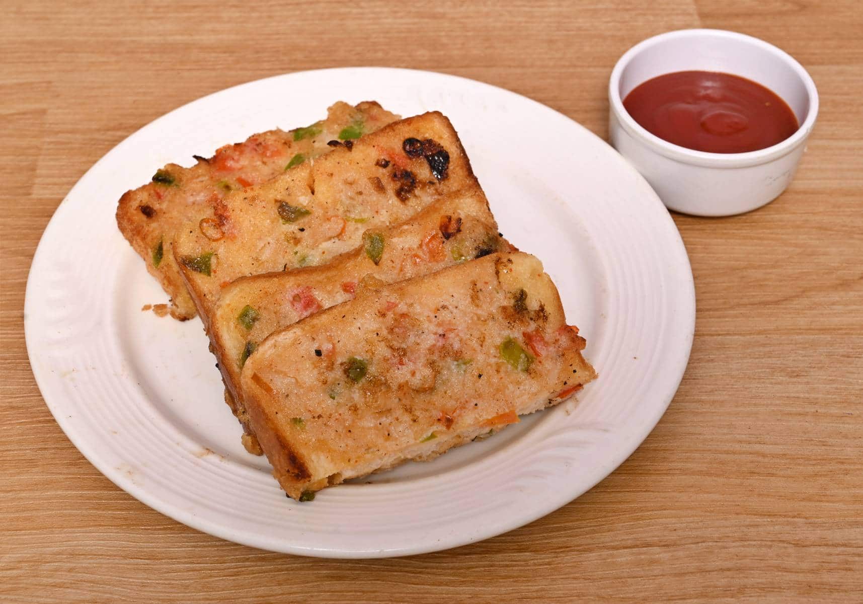 Vegetable Suji Toast [4 Pieces]