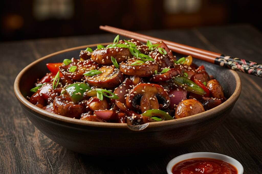 Mushroom Chilli