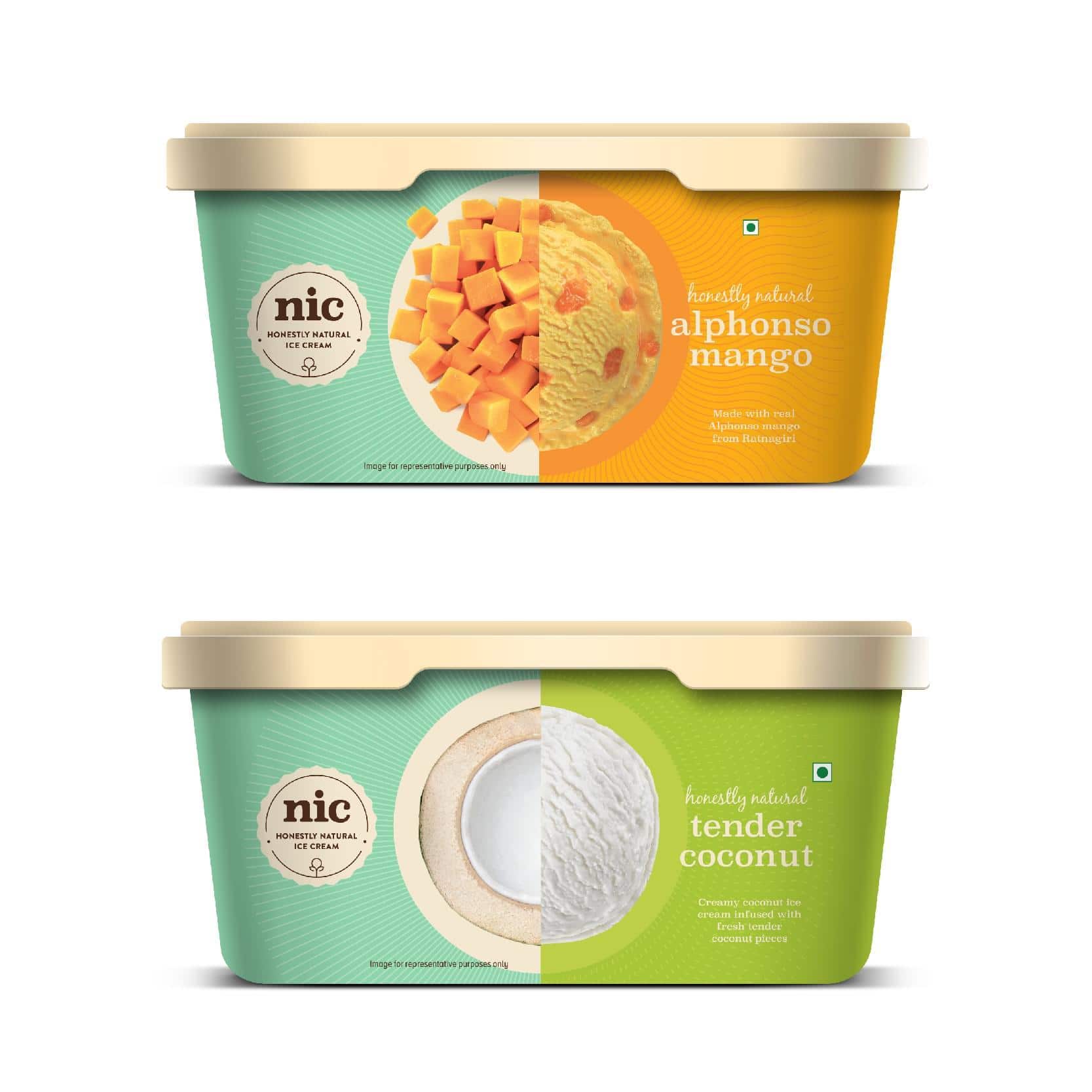 naturals ice cream box