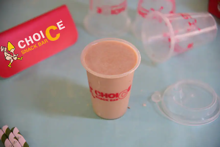 Chickoo + Chocolate Milkshake