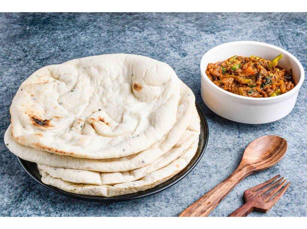 Veg Tadka With Tandoori Roti [4 Pieces] Combo