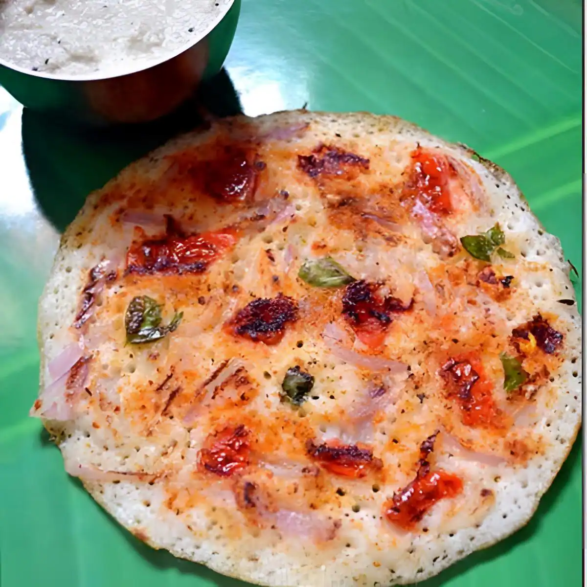 Onion Tomato Uttapam