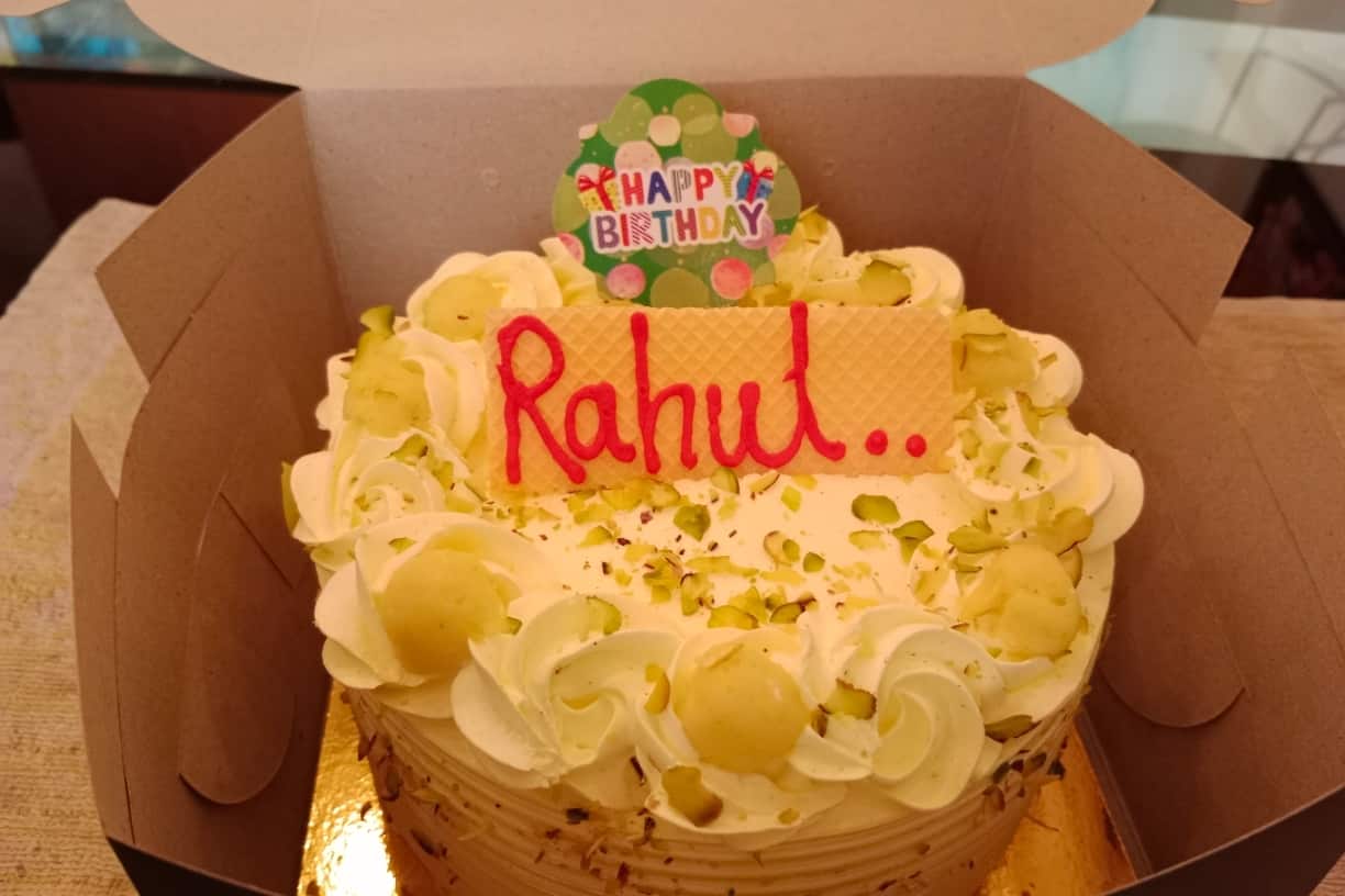 Rahul birthday cake - YouTube