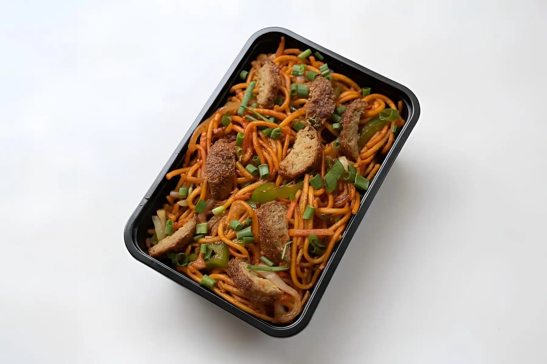 Veg Manchurian Schezwan Noodles