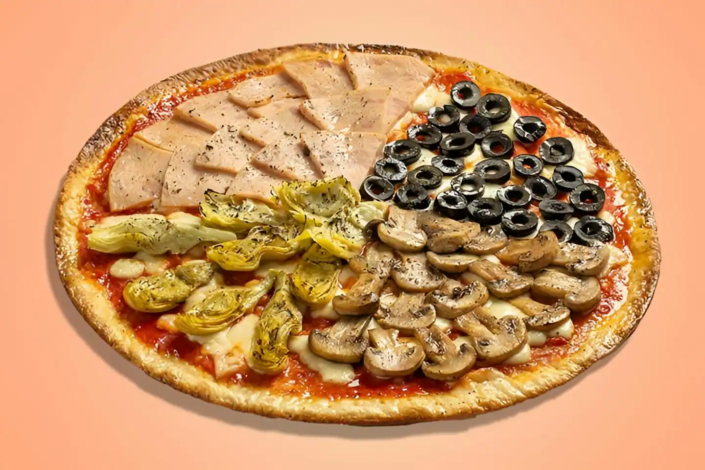 Four Season Pizza (Thin Crust)