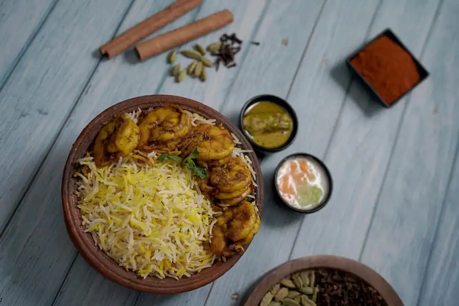 Prawns Biryani