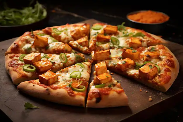 Paneer Tikka Pizza