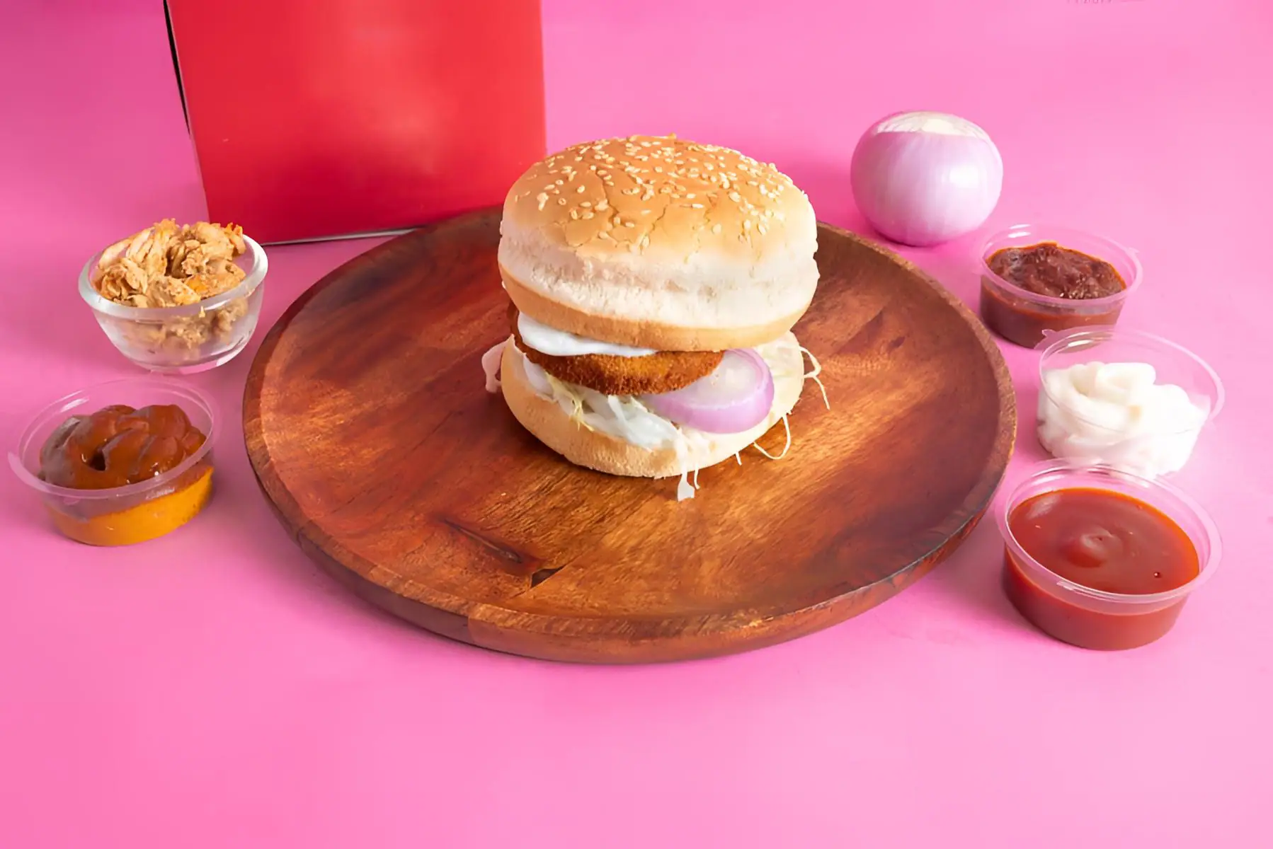 Crispy Chicken Burger.