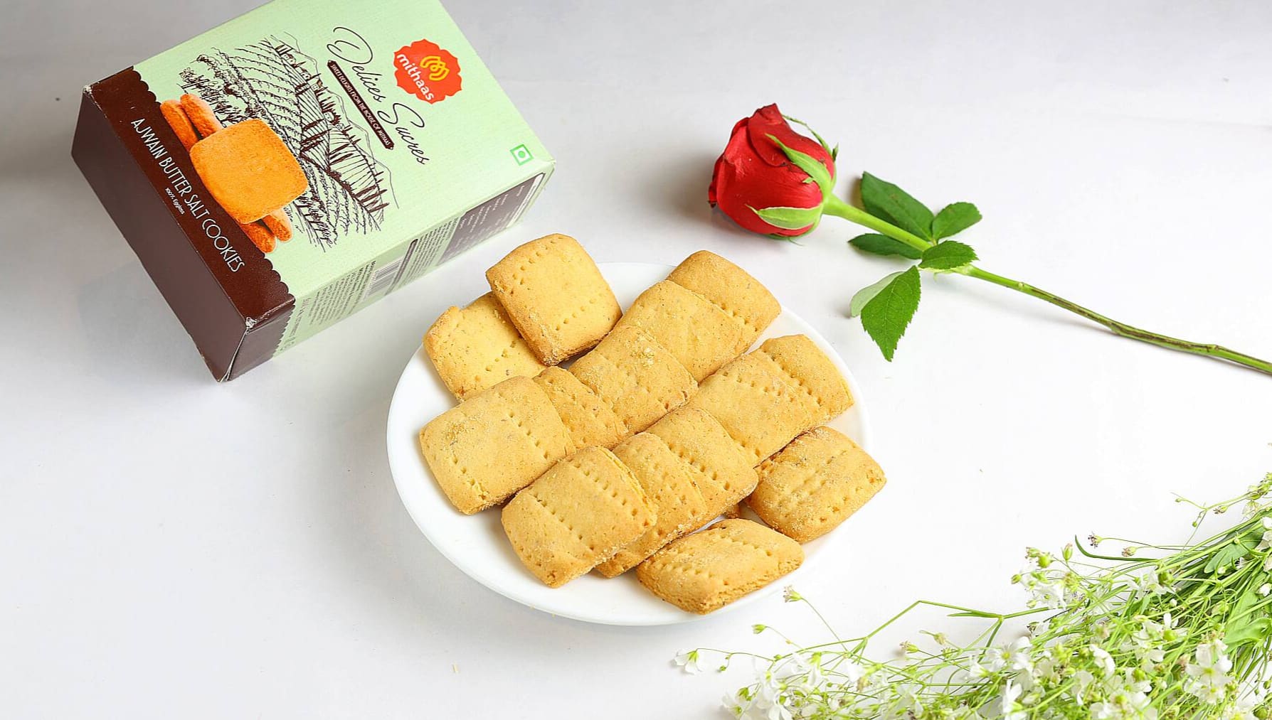 Ajwain Butter Salt Cookies
