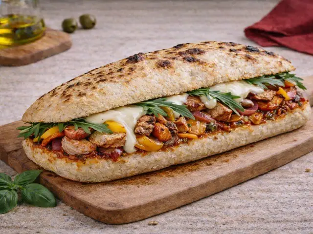 Smoked Chicken & Cheese Sandwich