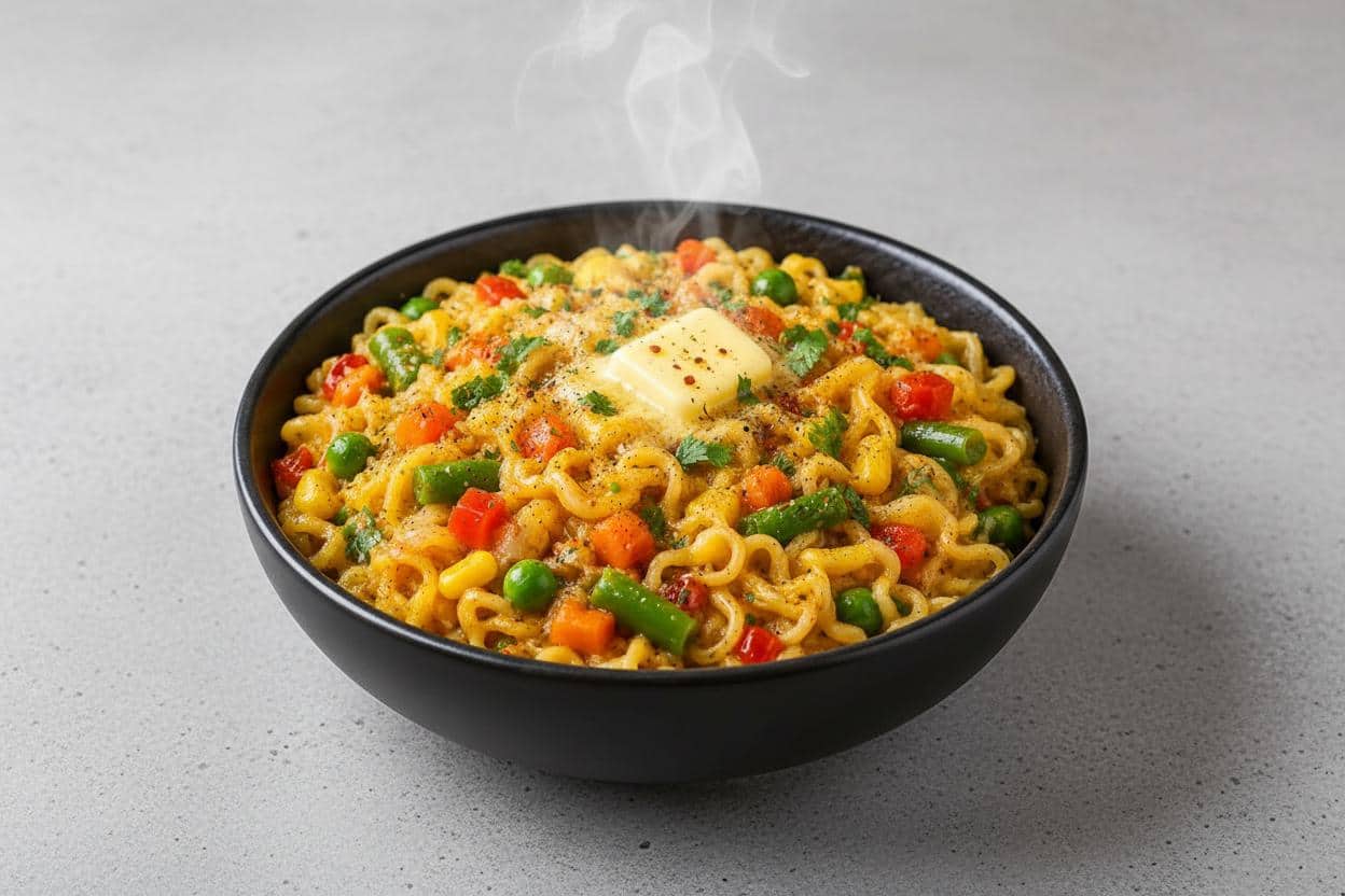 Mix Veg Maggie with Butter