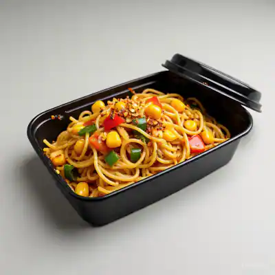Corn & Capsicum Noodles