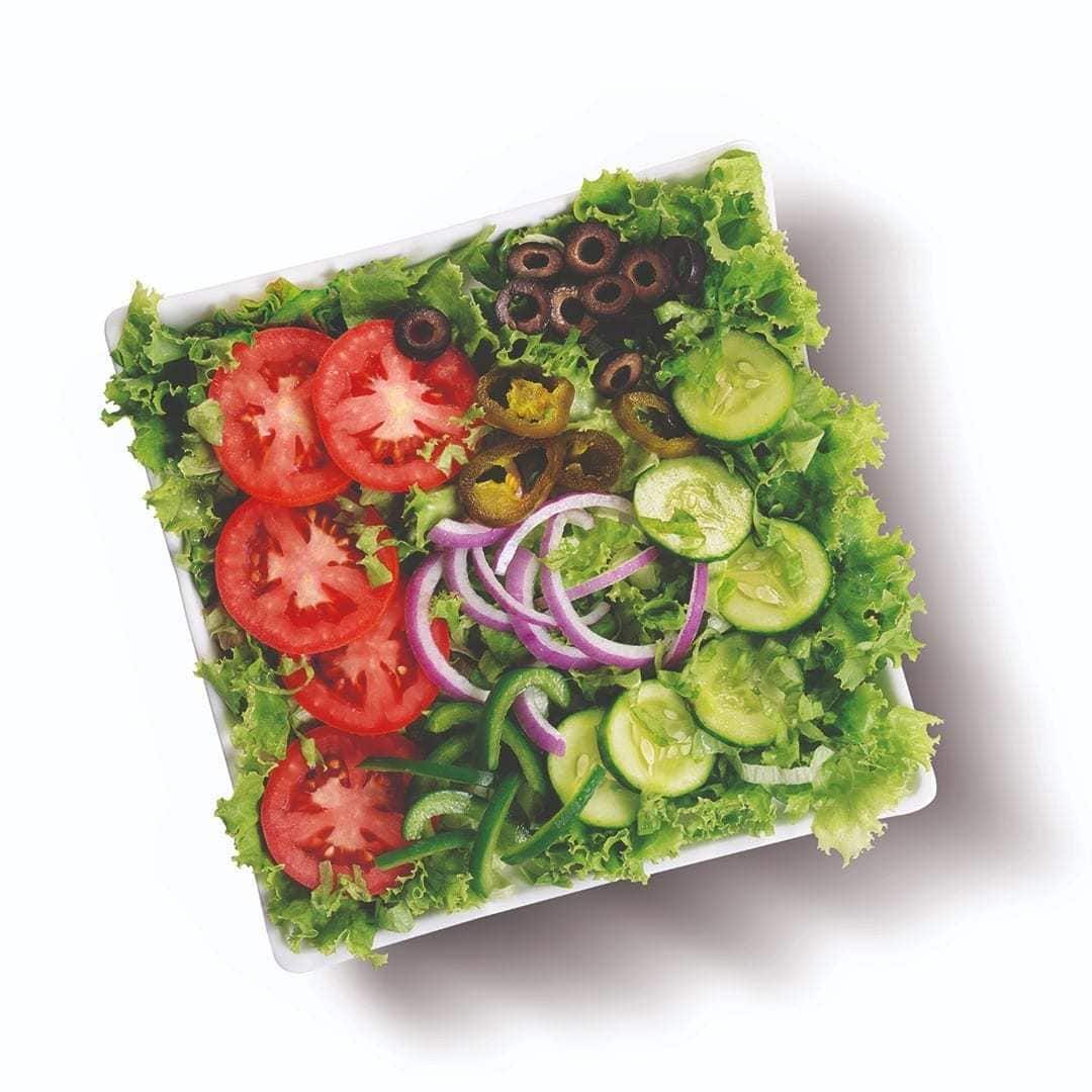 veggie delite salad subway