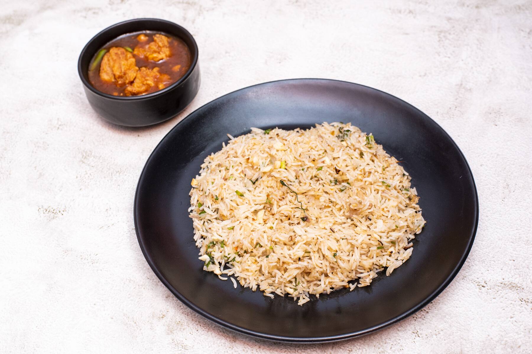 Veg Garlic Fried Rice Combo