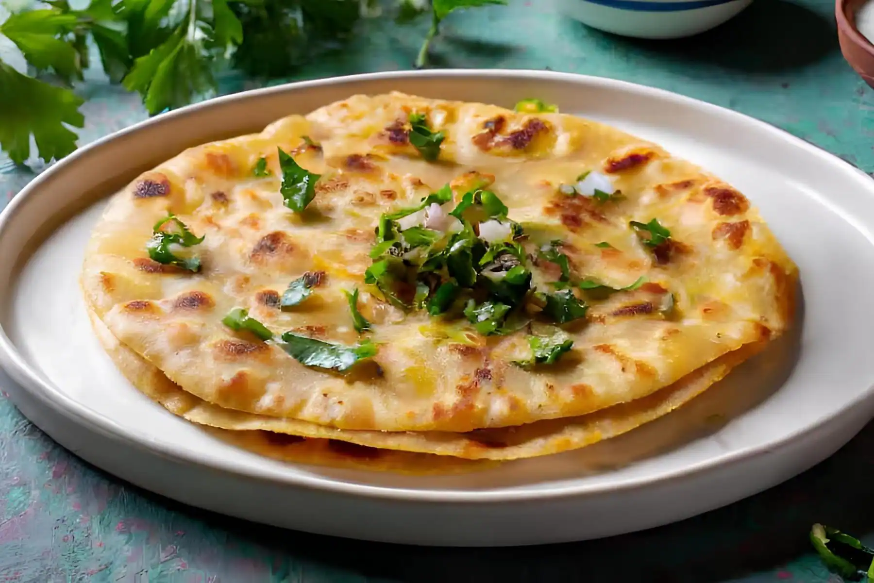 Aloo Pyaaz Paratha