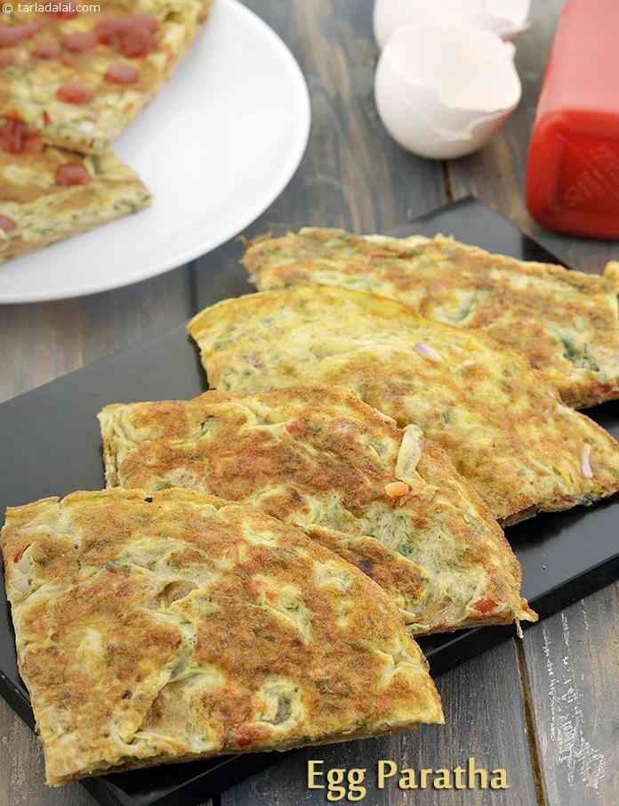 Cheesy Egg Special Paratha