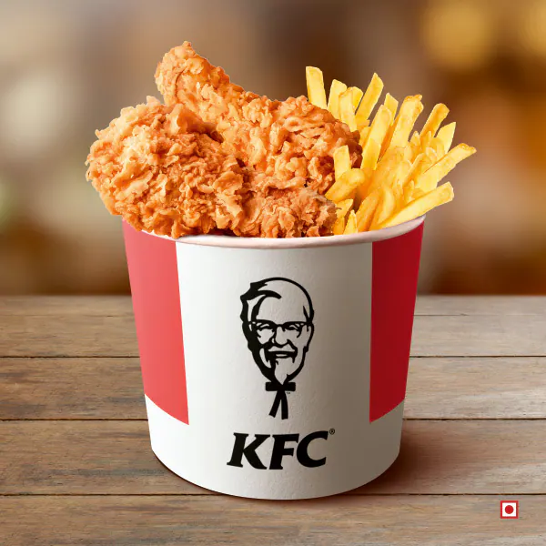 2 Pc Hot & Crispy Chicken With Medium Fries