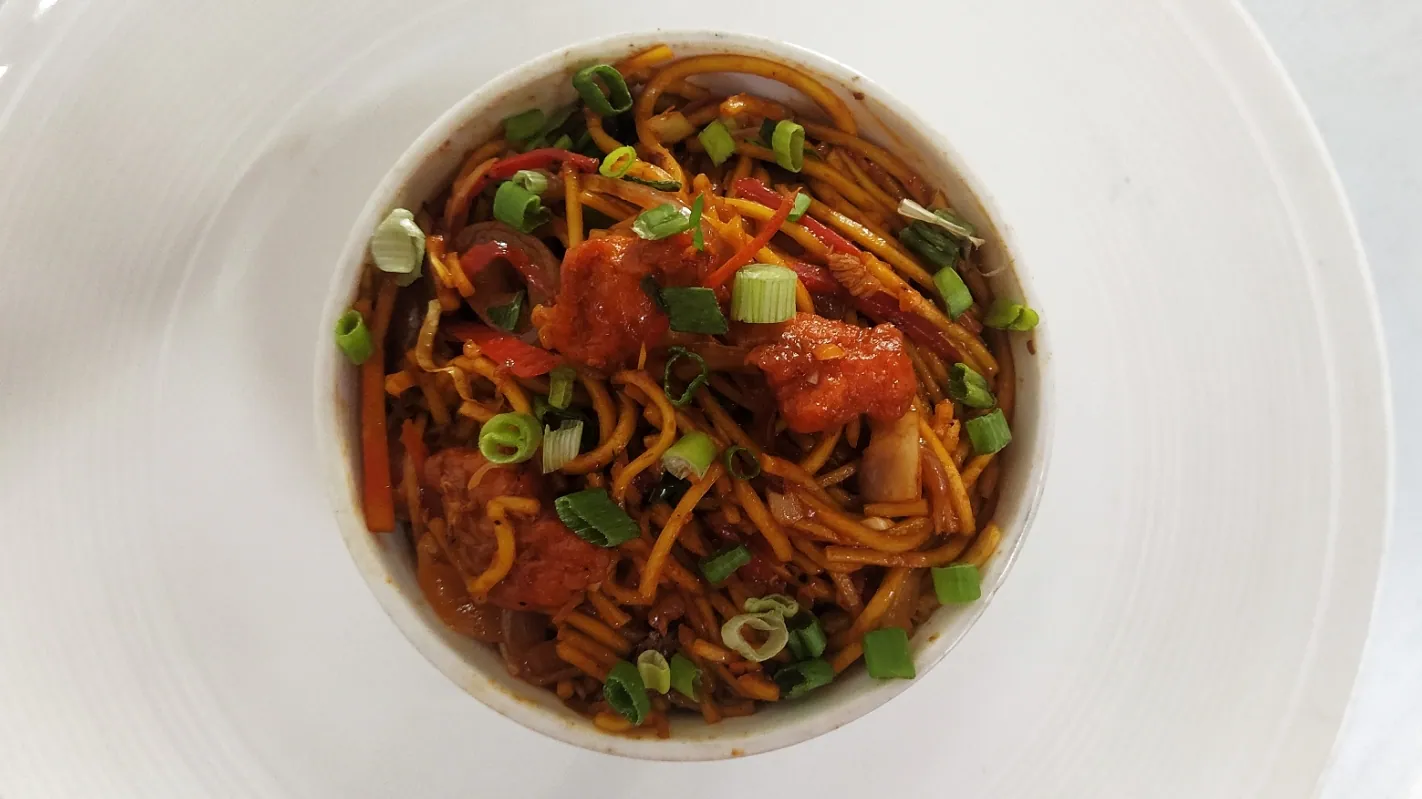 Chicken Chilli Garlic Noodles