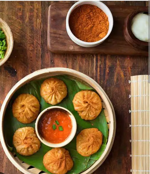 Cheese Corn Peri Peri Momos