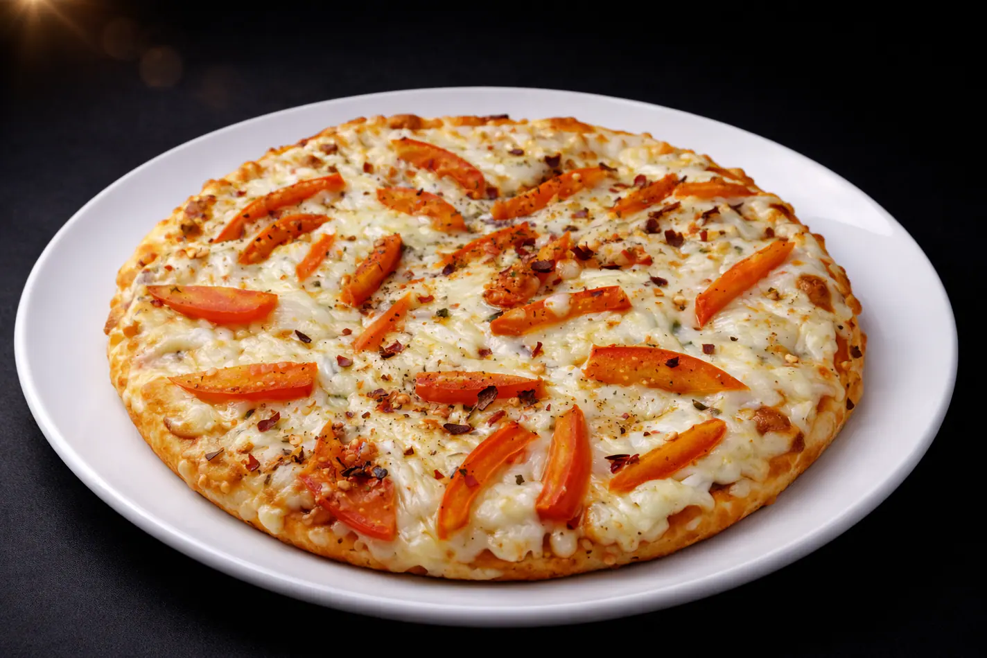 Cheesy Tomato Pizza