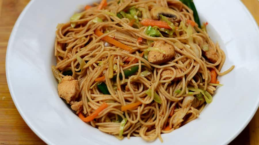 Chicken Garlic Noodles (Half)