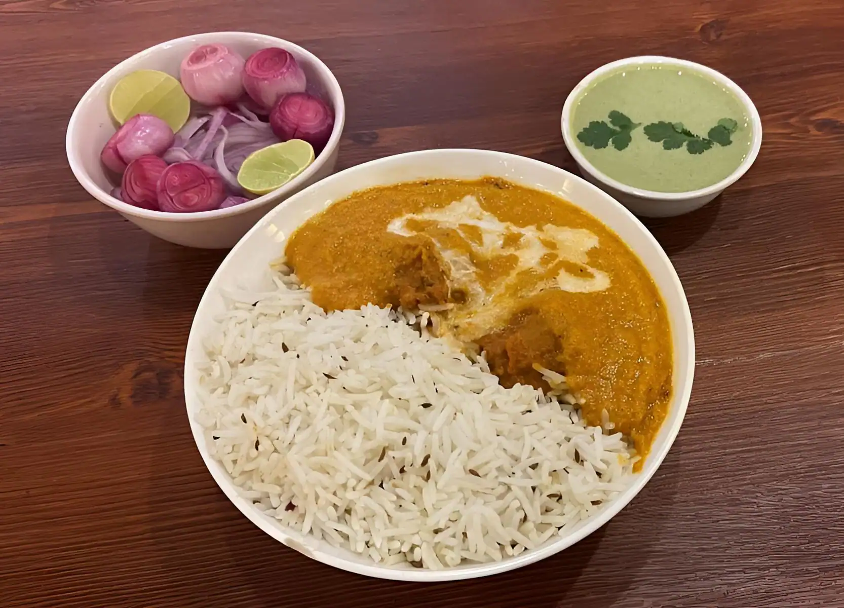 Chicken Butter Masala With Rice