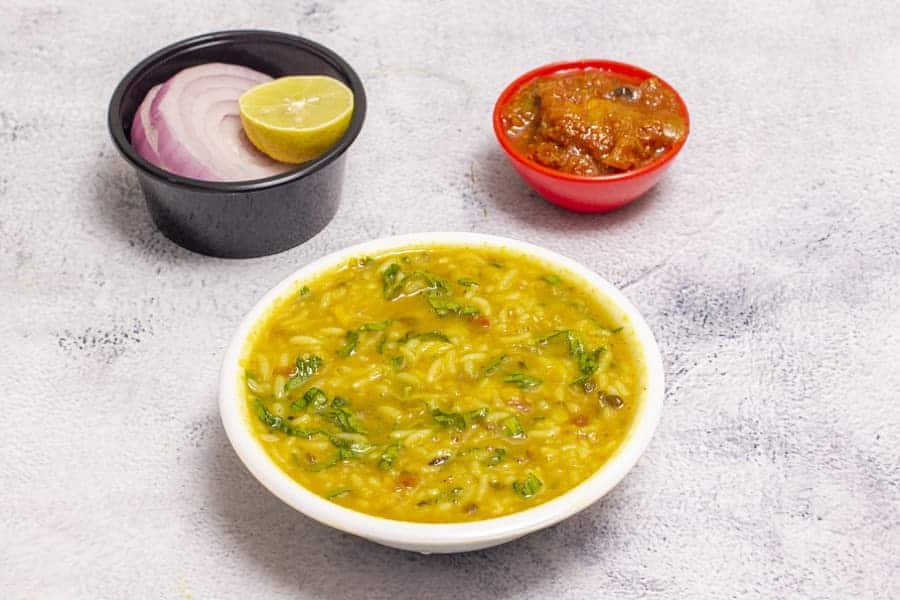 Palak Dal Khichdi - Healthy