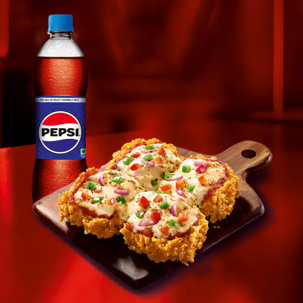 Chizza + Pepsi PET - Pizza With A KFC Twist