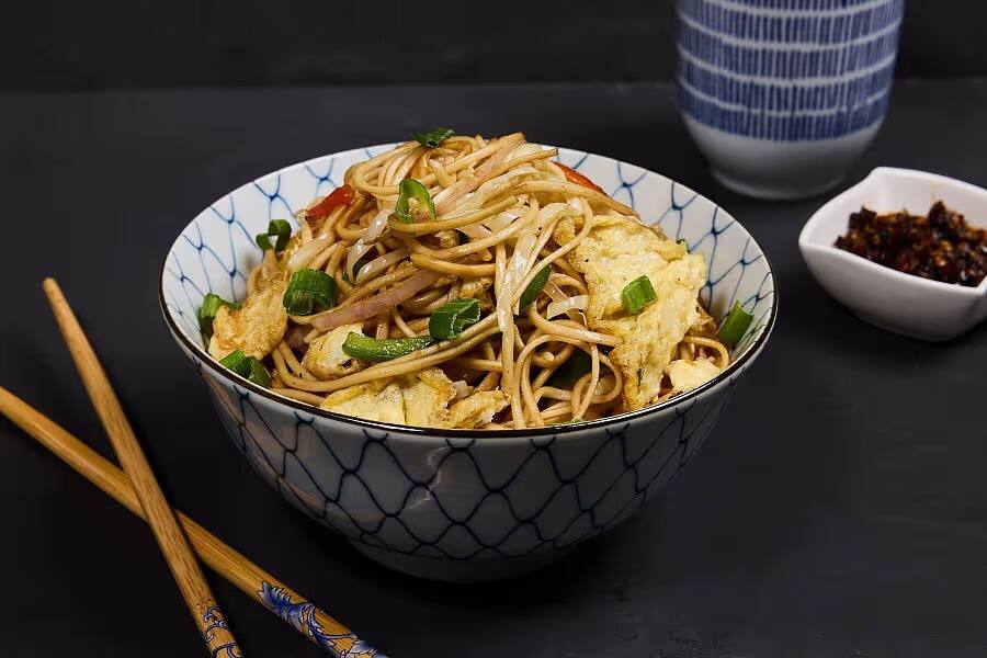 Egg Burnt Garlic Noodles
