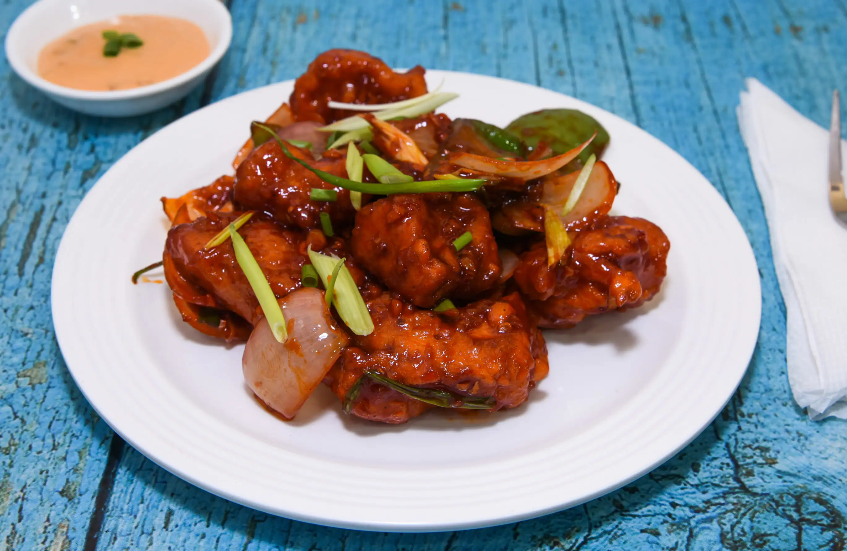 Boneless Chilli Chicken Dry [8 Pieces]
